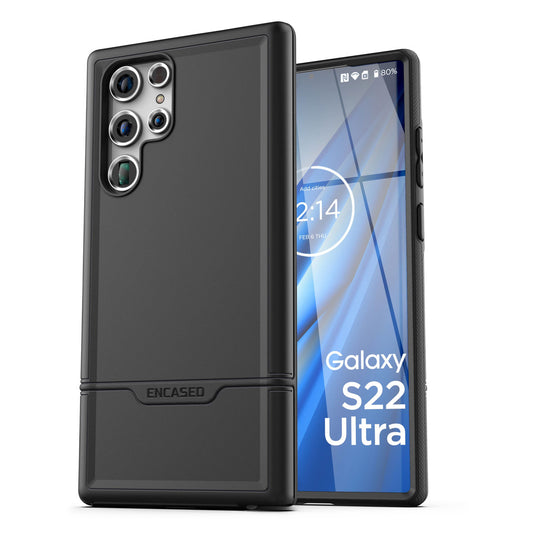 Encased Rebel Case Samsung Galaxy S22 Ultra - Black