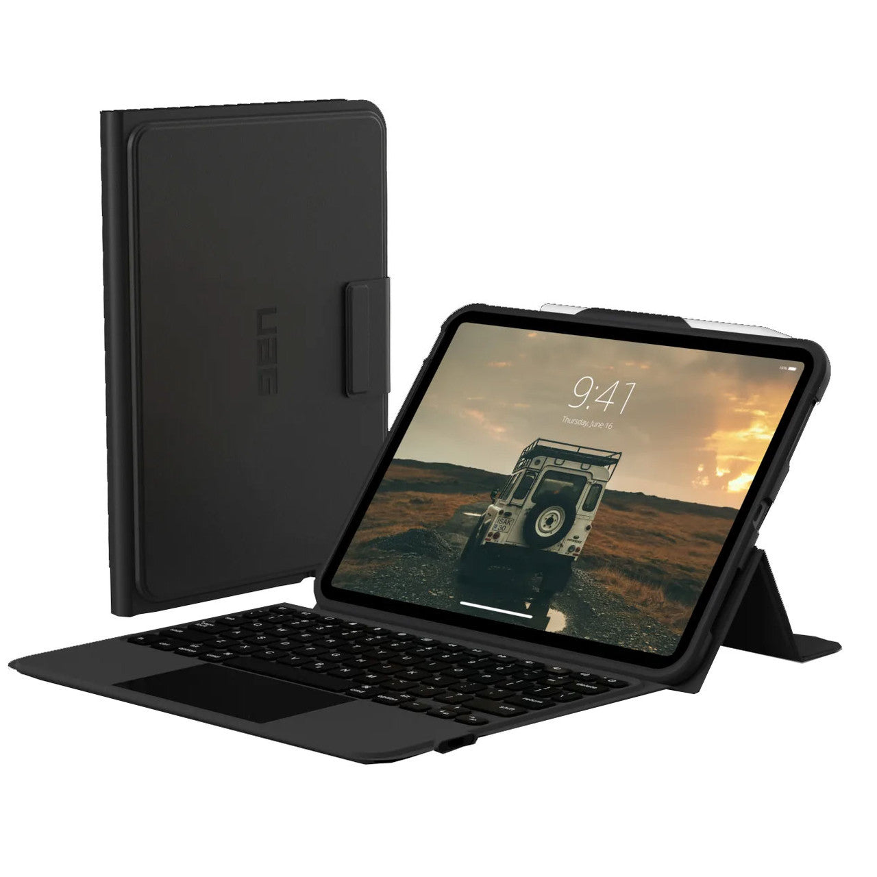 UAG Bluetooth Keyboard with Trackpad Case iPad A16 11" 11th Gen (2025)/iPad 10.9" 10th Gen - Black