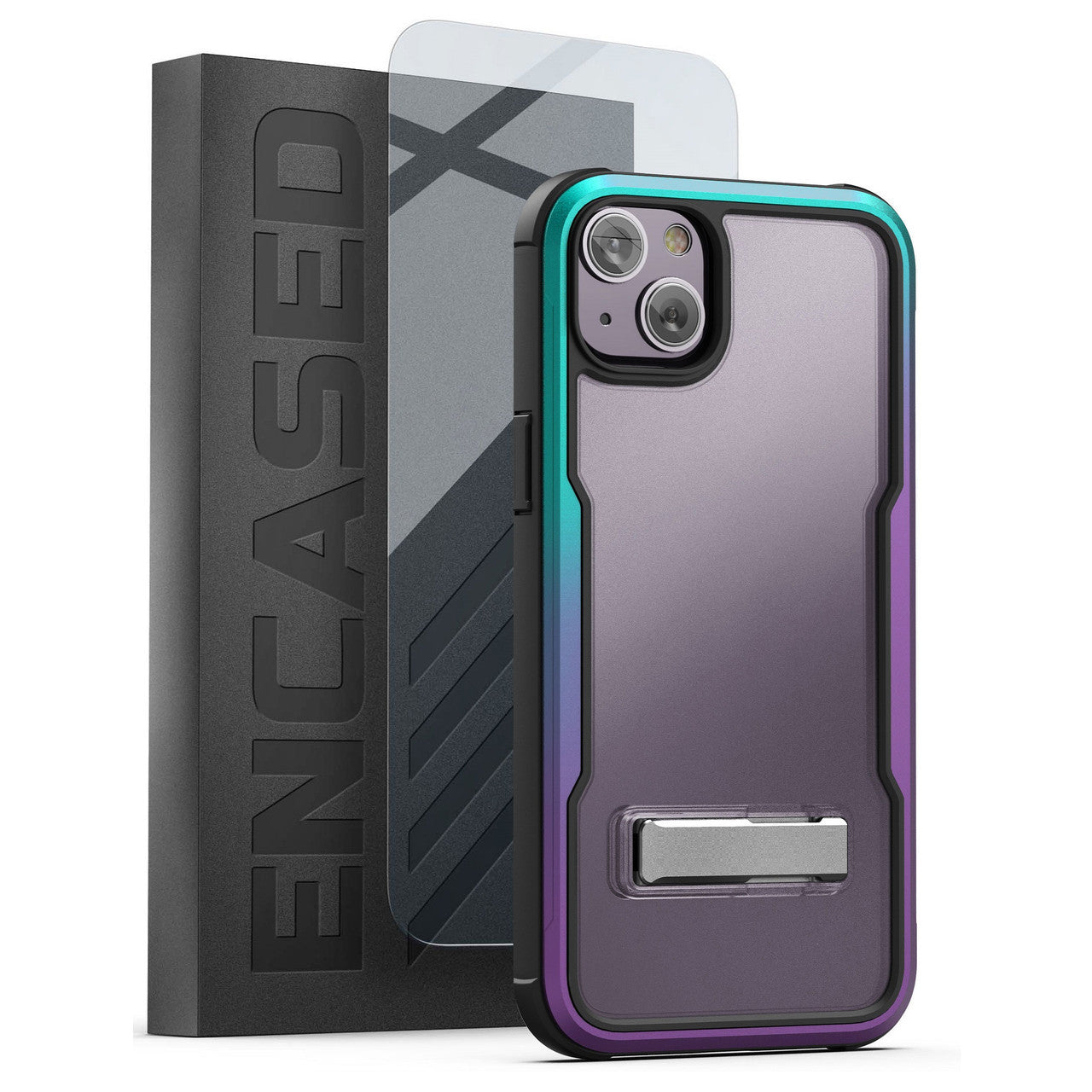 Encased Exos Armor Case with Screen Protector iPhone 14 Plus - Purple