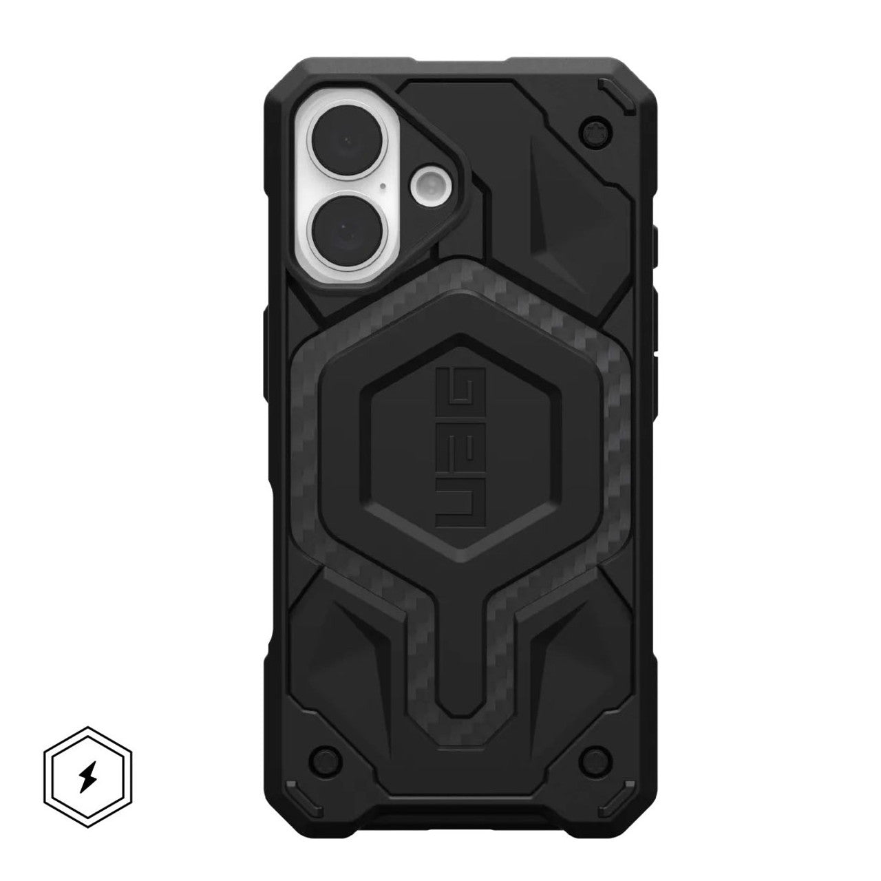 UAG Monarch Pro MagSafe Case iPhone 16 - Carbon Fiber