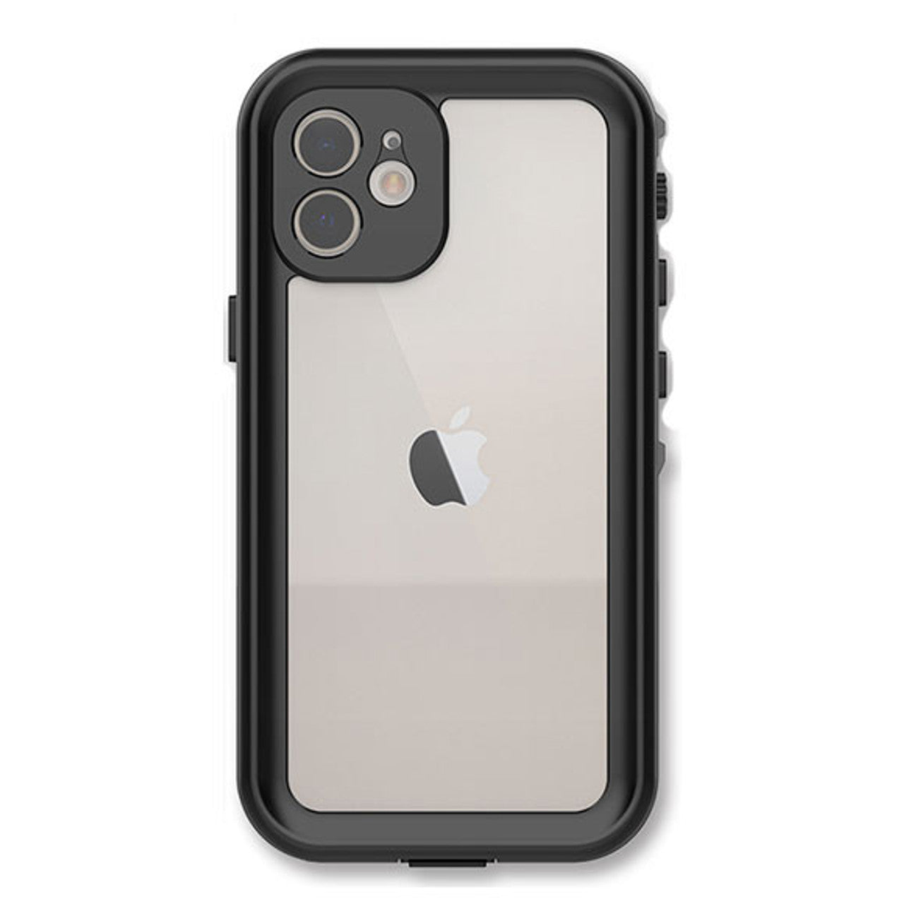 Krakatoo Dot WaterProof Case iPhone 12 - Black/Clear