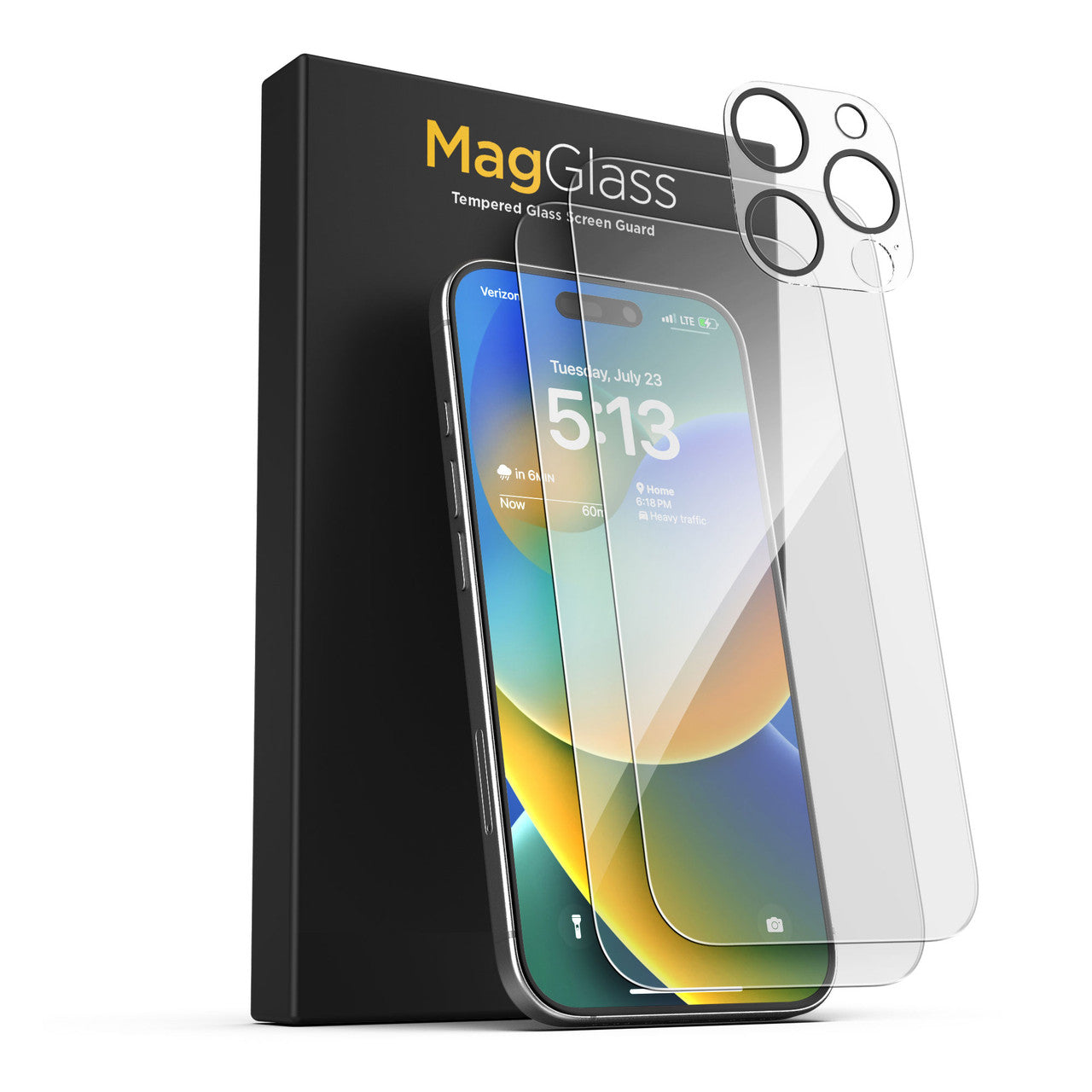 Encased UHD 2-Pack with Lens Protector iPhone 16 Pro Max - Clear