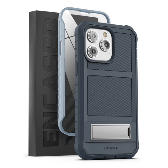Encased Falcon Shield Case iPhone 14 Pro - Blue