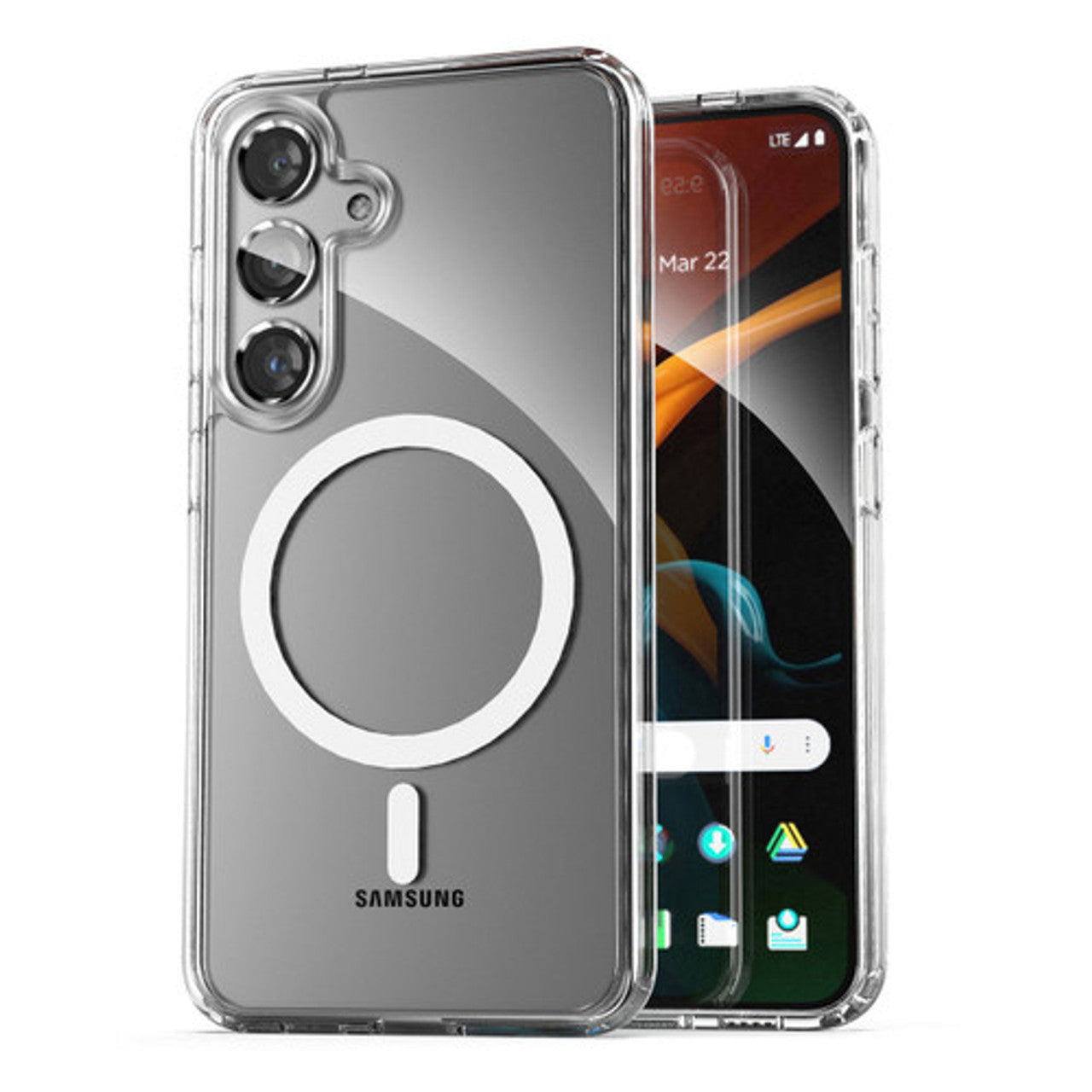 Encased Clear Magsafe Case Samsung Galaxy S24 - Clear