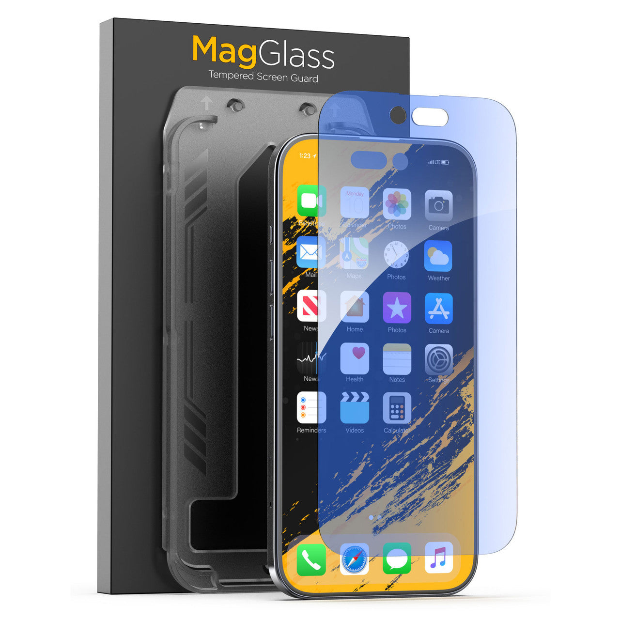 Encased MagGlass Blue Light Screen Protector iPhone 16 Pro - Clear