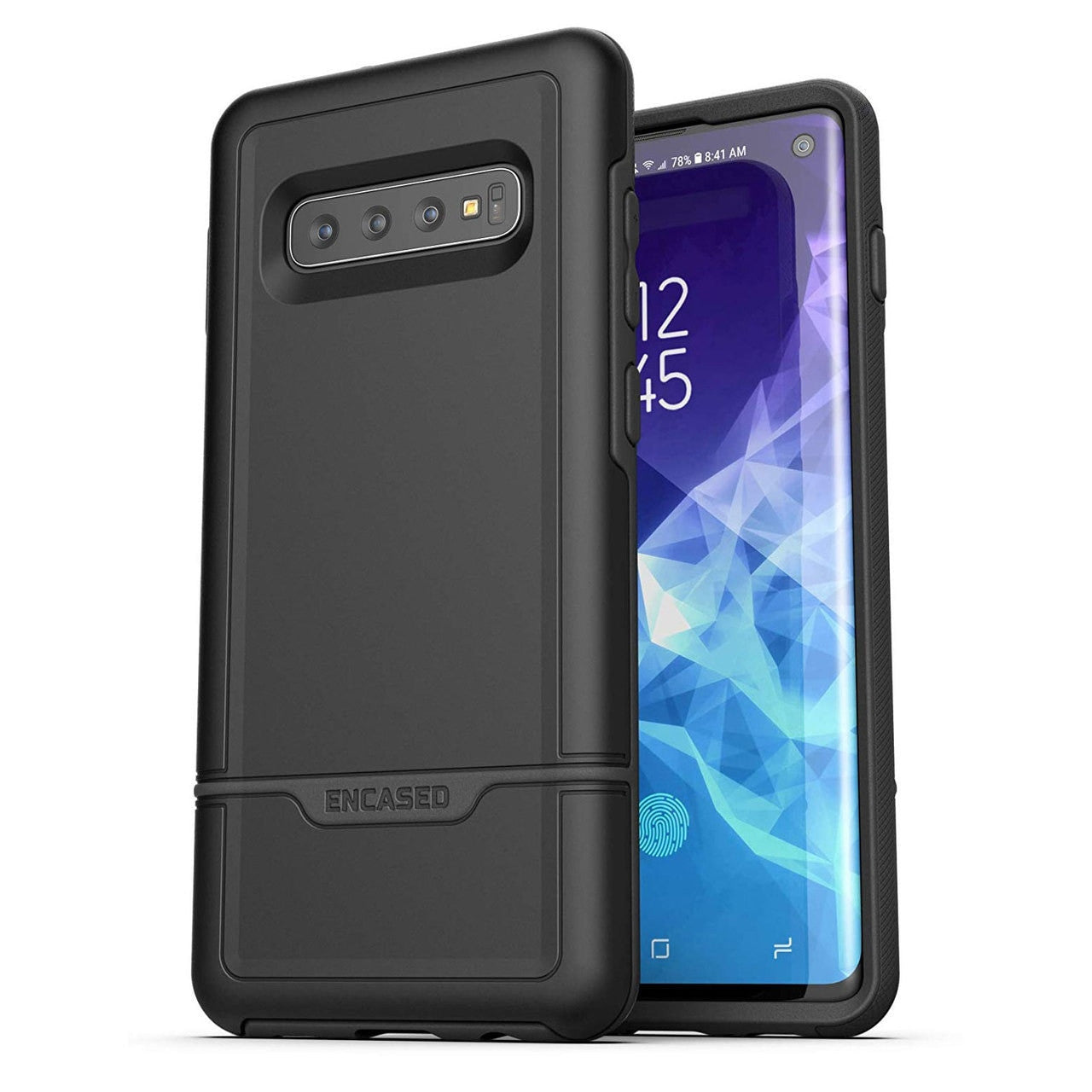 Encased Rebel Case Samsung Galaxy S10 - Black