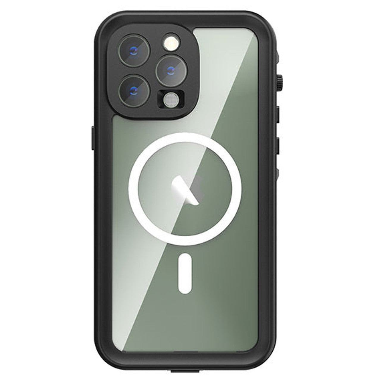 Krakatoo Dot WaterProof Case iPhone 14 Pro Max - Black/Clear