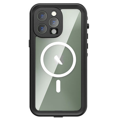 Krakatoo Dot WaterProof Case iPhone 14 Pro Max - Black/Clear