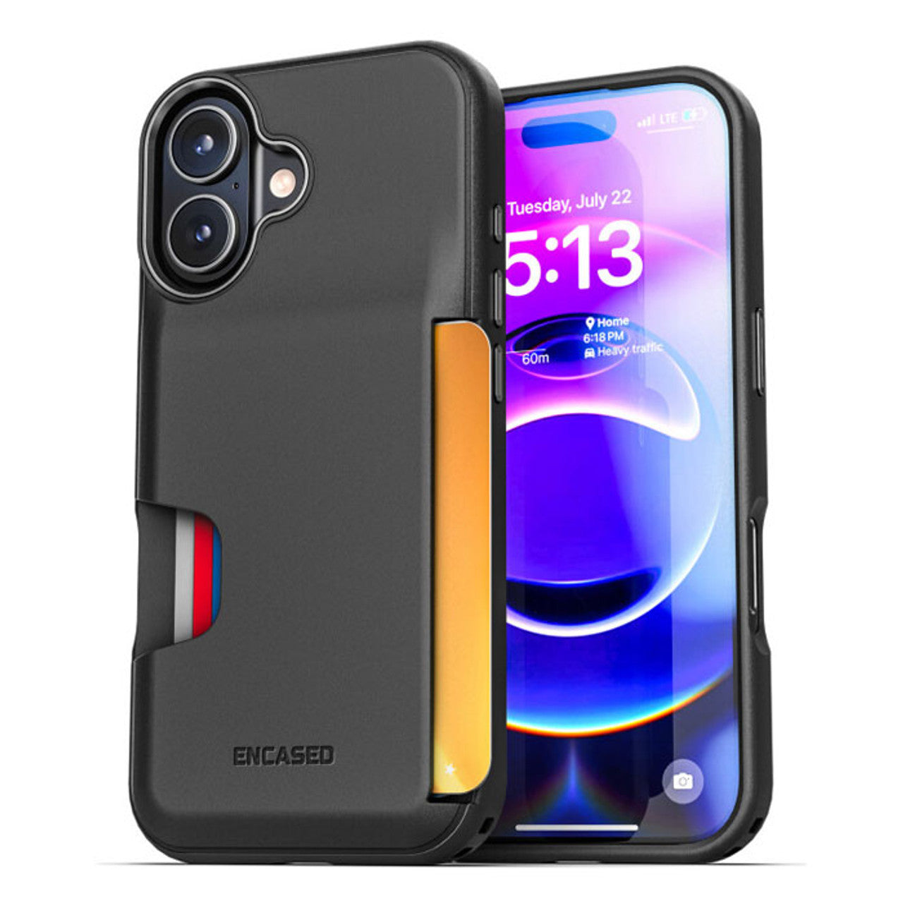 Encased Cache Cell Wallet Case iPhone 17 - Black - BoxCS – Box Case Store