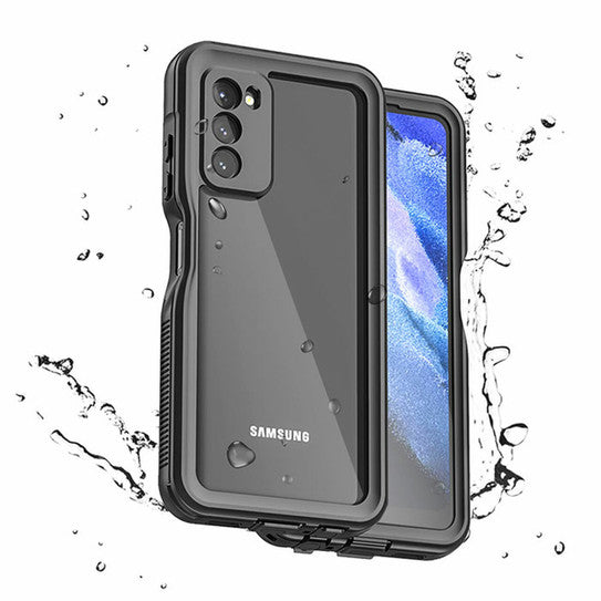 Krakatoo Classic Waterproof Case Samsung Galaxy A01 - Black/Clear
