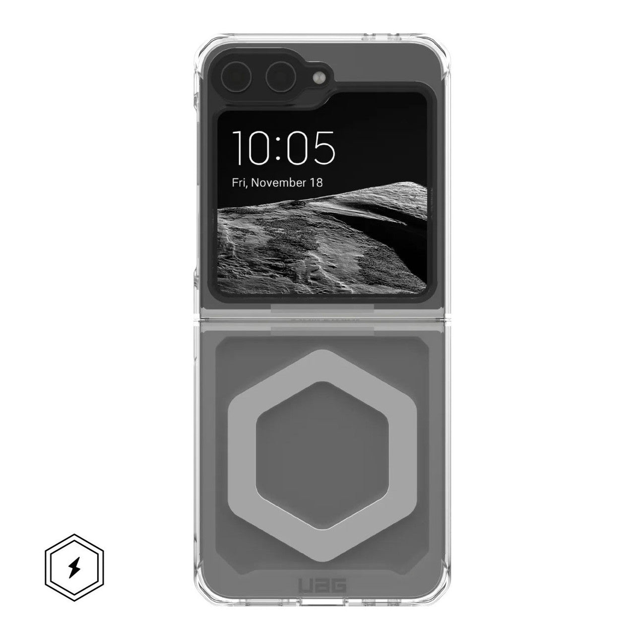 UAG Plyo Pro Magnetic Case Samsung Galaxy Z Flip6 - Ice/Silver