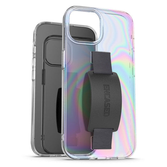 Encased Hand Loop Case iPhone 15 Pro - Rainbow Reflection