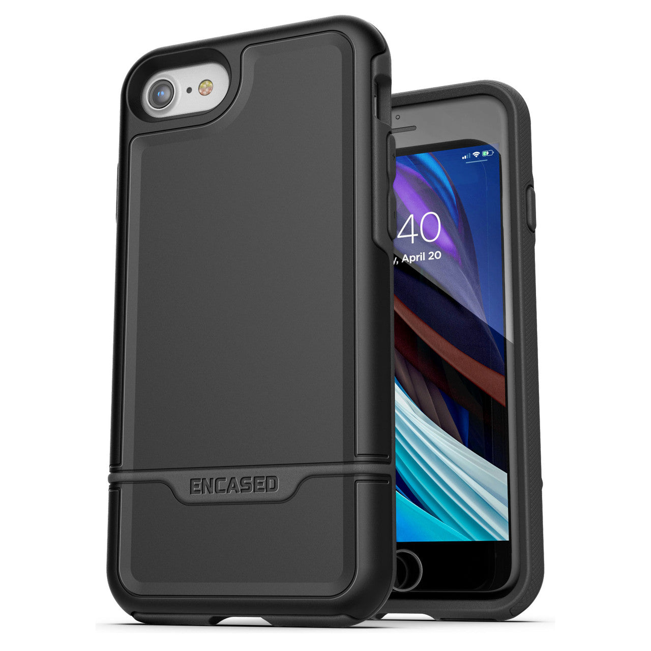 Encased Rebel Case iPhone SE 2022/2020 - Black
