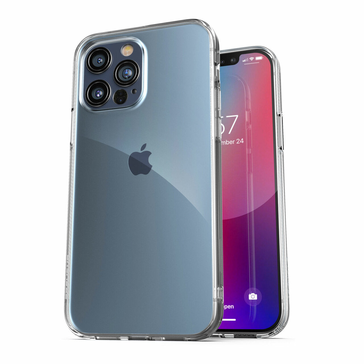 Encased Clear Back Case iPhone 13 Pro Max - Clear