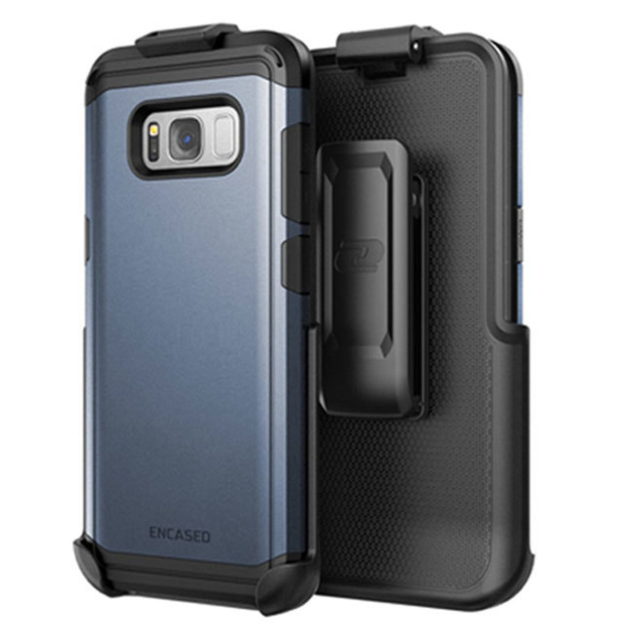 Encased Scorpio R5 Case Samsung Galaxy S8+ Plus with Holster - Blue