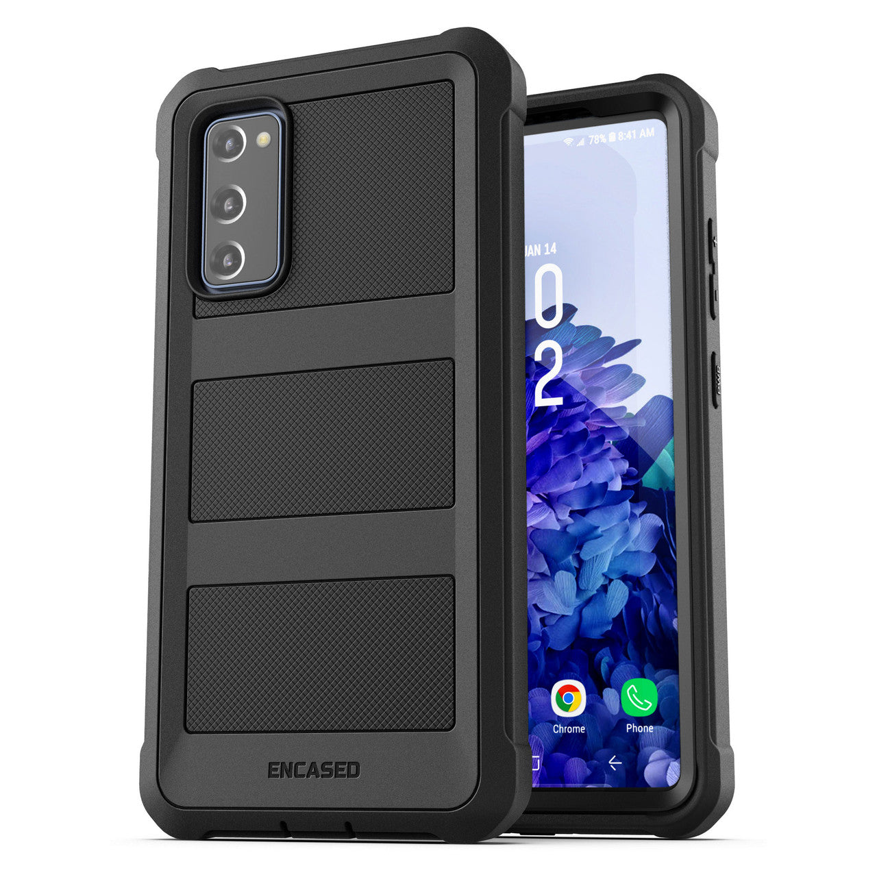 Encased Falcon Shield Case Samsung Galaxy S20 FE - Black