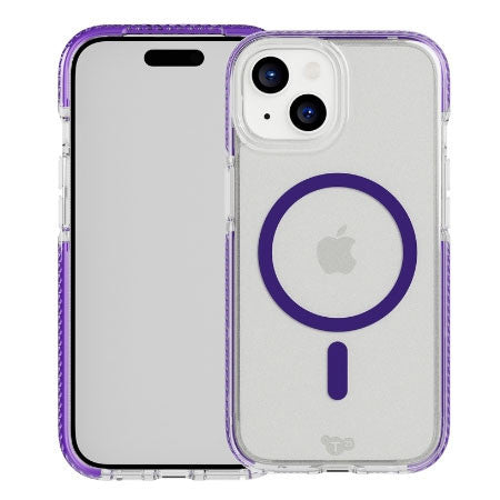 Tech21 Evo Crystal MagSafe Case iPhone 15 Plus - Amethyst