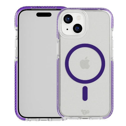 Tech21 Evo Crystal MagSafe Case iPhone 15 Plus - Amethyst