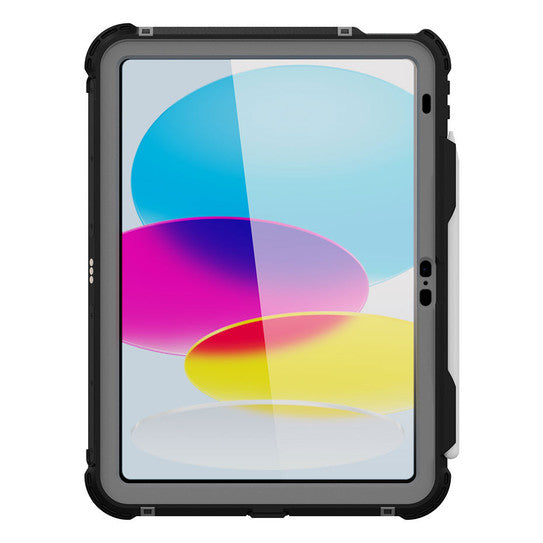 Krakatoo Shellbox WaterProof Case iPad A16 11" 11th Gen (2025)/iPad 10 10.9" 2022 - Black/Grey