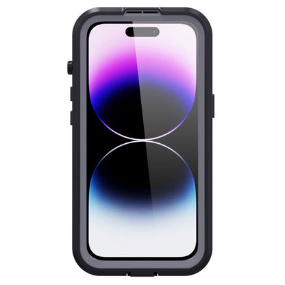 Krakatoo Mars WaterProof Case iPhone 14 Pro - Black with Metal Ring