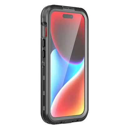 Krakatoo Dot WaterProof Case iPhone 15 - Black/Clear