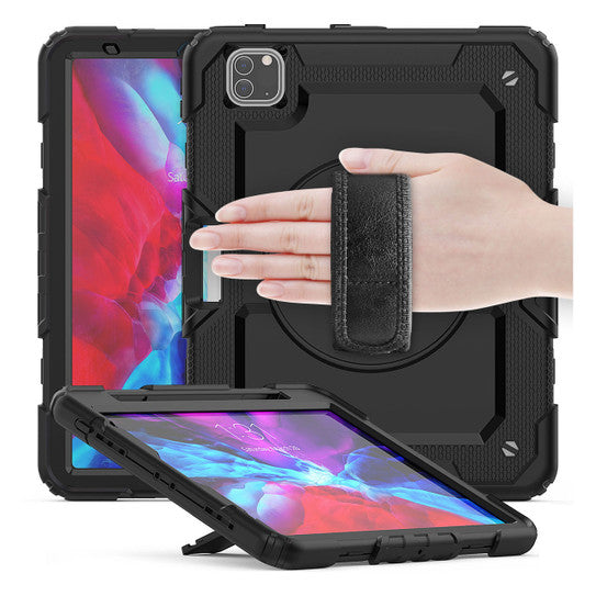 Krakatoo Armor Case iPad Pro 11" (2nd gen, 2020) with Handstrap - Black