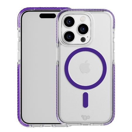 Tech21 Evo Crystal MagSafe Case iPhone 15 Pro Max - Amethyst