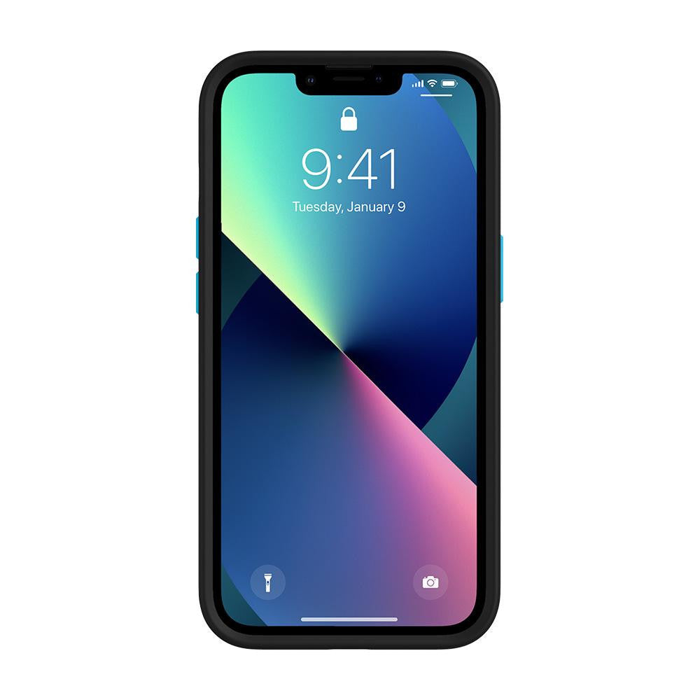 Incipio Optum Case iPhone 13 - Black/Electric Blue