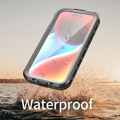 Krakatoo Dot WaterProof Case iPhone 15 - Black/Clear