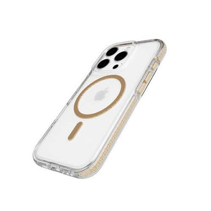 Tech21 Evo Crystal MagSafe Case iPhone 16 Pro - Clear/Gold