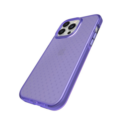 Tech21 Evo Check Case iPhone 14 Pro - Wondrous Purple