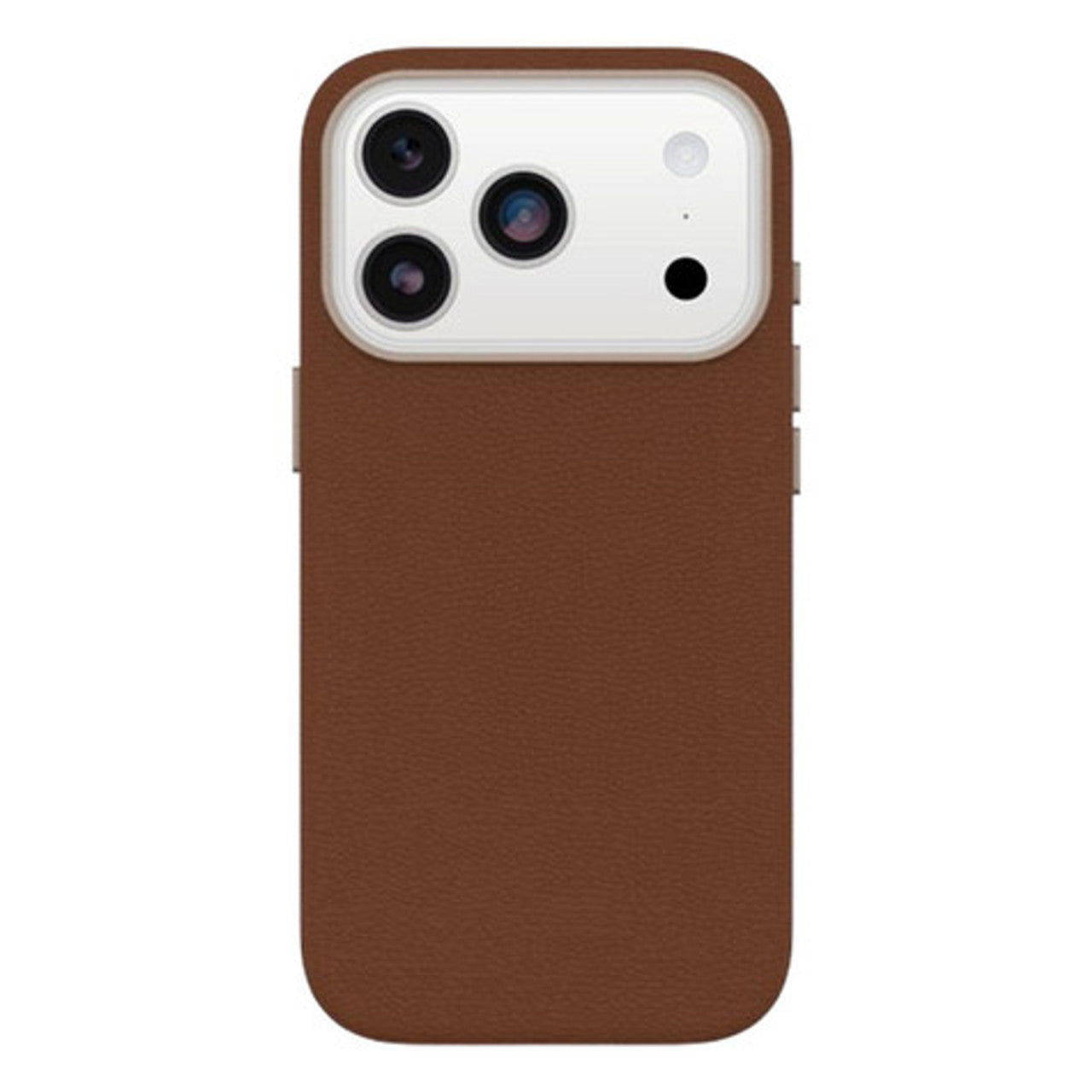 OtterBox Symmetry Cactus Leather MagSafe with Camera Control Case iPhone 17 Pro - Desert Saddle Brown