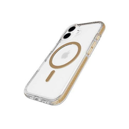 Tech21 Evo Crystal MagSafe Case iPhone 16 - Clear/Gold