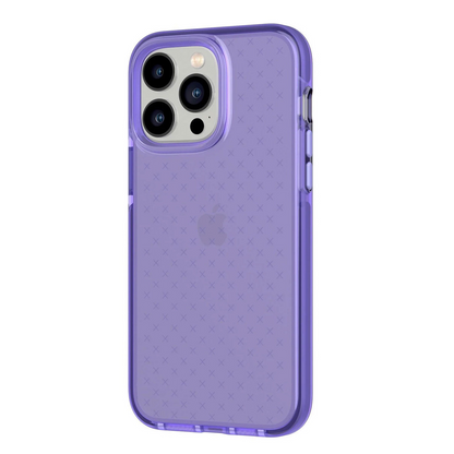 Tech21 Evo Check Case iPhone 14 Pro - Wondrous Purple