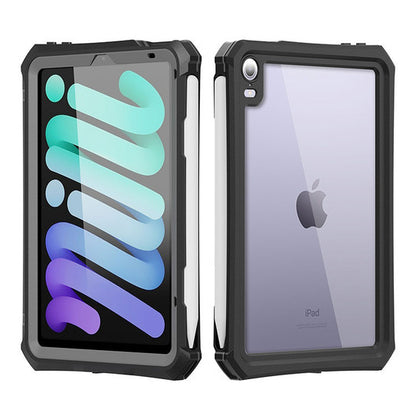 Krakatoo Shellbox WaterProof Case iPad Mini 6/7 - Black/Grey