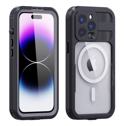 Krakatoo Mars WaterProof Case iPhone 14 Pro - Black with Metal Ring