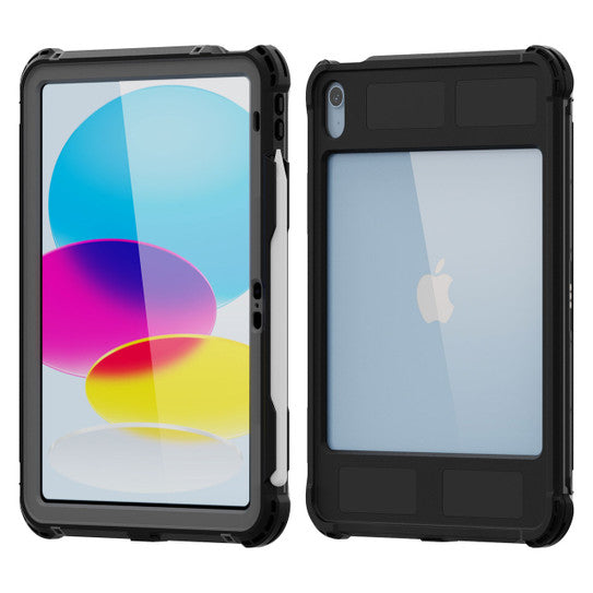Krakatoo Shellbox WaterProof Case iPad A16 11" 11th Gen (2025)/iPad 10 10.9" 2022 - Black/Grey