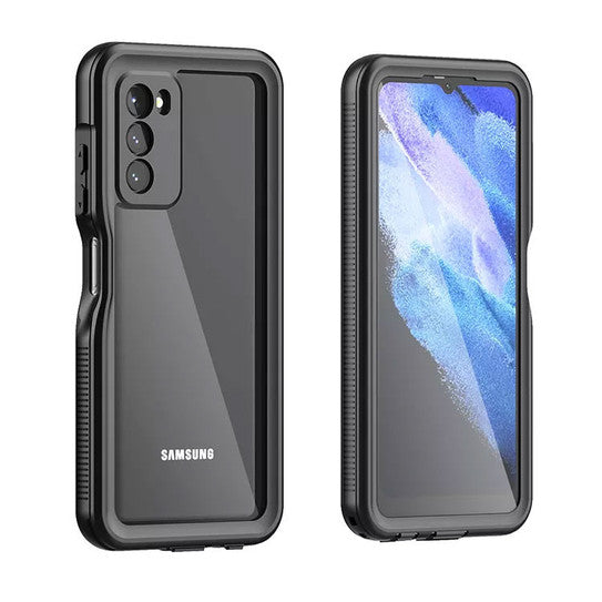 Krakatoo Classic Waterproof Case Samsung Galaxy A03s - Black/Clear