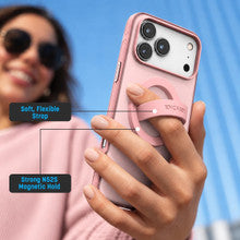 Encased 2-in-1 with Magnetic Phone Grip Holder Case iPhone 18 Pro Max - Pink