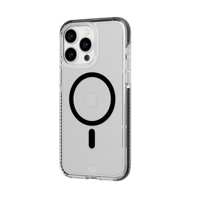 Tech21 Evo Crystal MagSafe Case iPhone 15 Pro Max - Graphite Black