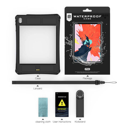 Krakatoo Waterproof Case iPad Air 11" M2/5th/4th Gen - Black