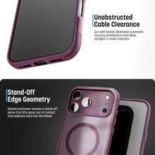 Encased 2-in-1 with Magnetic Phone Grip Holder Case iPhone 18 Pro Max - Dark Cherry