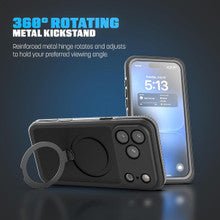 Encased Waterproof with Magnetic Kickstand Case iPhone 18 Pro Max - Black