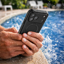 Encased Waterproof with Magnetic Kickstand Case iPhone 18 Pro - Black
