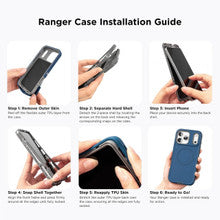 Encased Ranger with Screen Protector Case iPhone 18 Pro Max - Purple