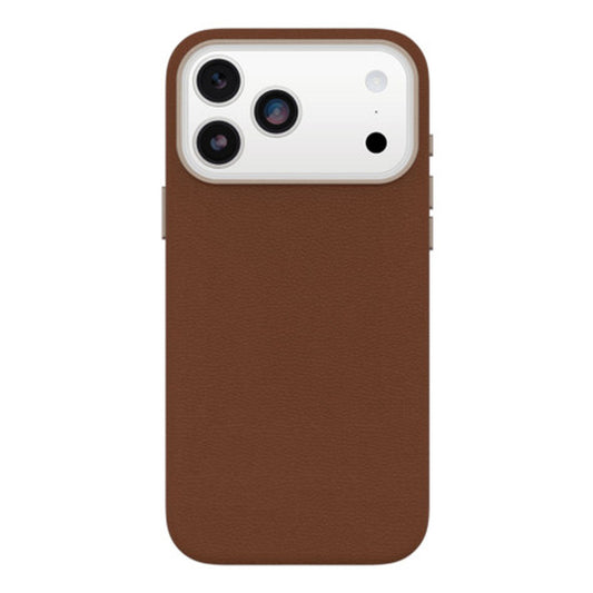 OtterBox Symmetry Cactus Leather MagSafe with Camera Control Case iPhone 17 Pro Max - Desert Saddle Brown