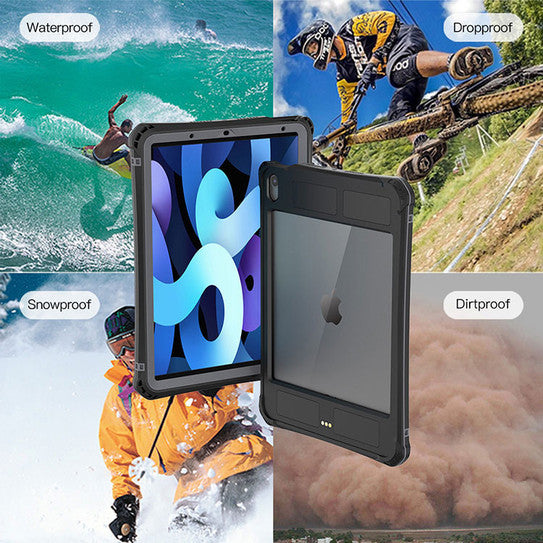 Krakatoo WaterProof Case iPad Air 4/5 10.9" - Black/Grey