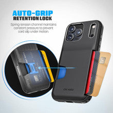 Encased Cache with Built-in Card Holder Slot Case iPhone 18 Pro - Black
