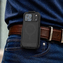 Encased Falcon with Belt Clip Holster Case iPhone 18 Pro Max - Black