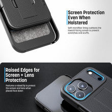 Encased Duraclip with Belt Clip Holster Case iPhone 18 Pro Max - Black